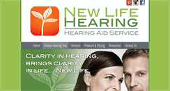 Desktop Screenshot of newlifehearingservice.com